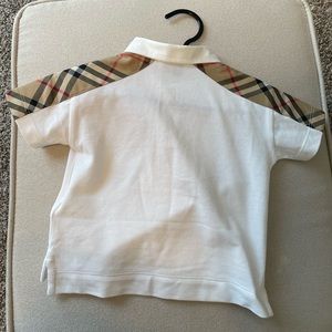 6m Burberry baby shirt